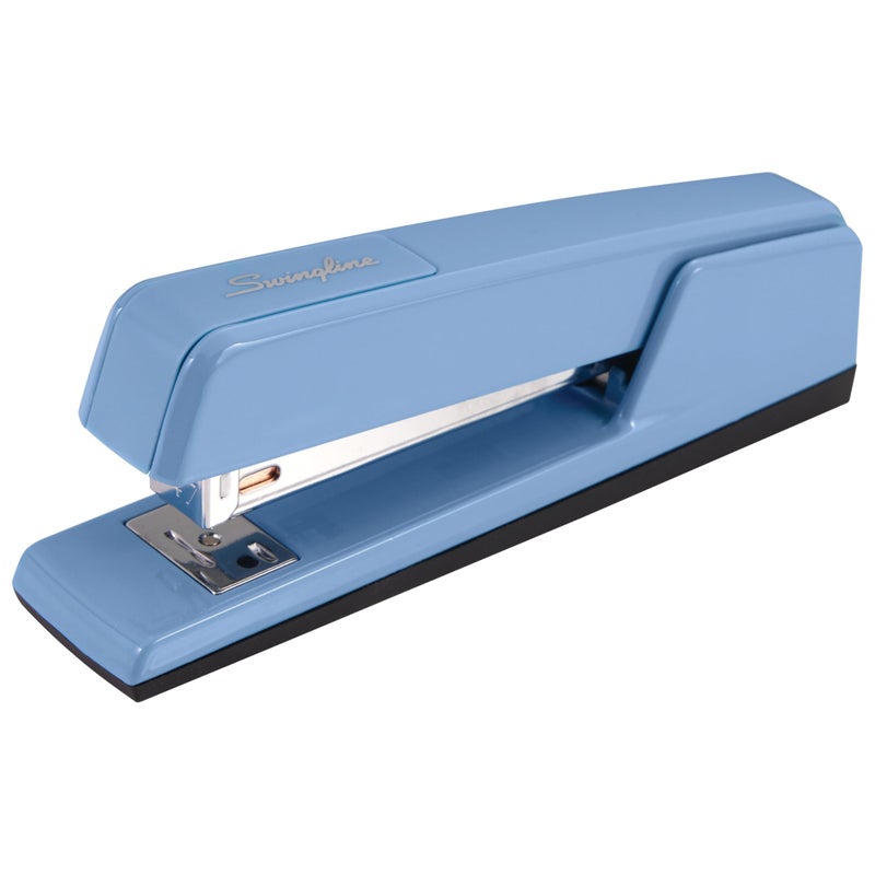 Swingline Stapler, 30 Sheet Capacity, 747 Classic Stapler, Jam Free, Metal, Sky Blue (74708) - Image 1